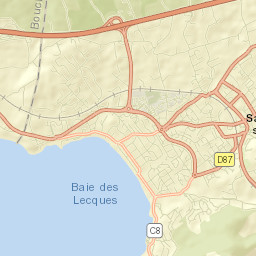 Saint-Cyr-sur-Mer Street Map