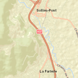 Solliès-Ville Street Map