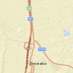 Donoratico Street Map