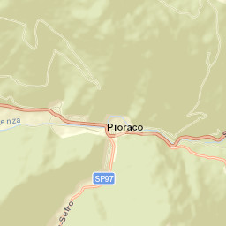 Pioraco Street Map