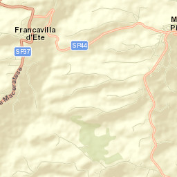 Monte San Pietrangeli Street Map