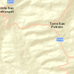 Torre San Patrizio Street Map