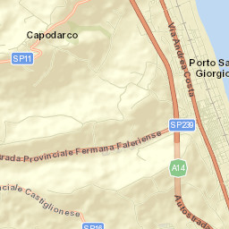 Porto San Giorgio Street Map