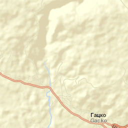 Gacko Street Map