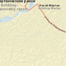 Achkhoy-Martan Street Map