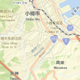 Otaru Street Map