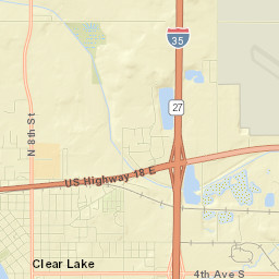 Clear Lake Street Map