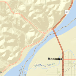Boscobel Street Map