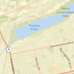 Woodstock Street Map