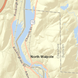 Bellows Falls Street Map