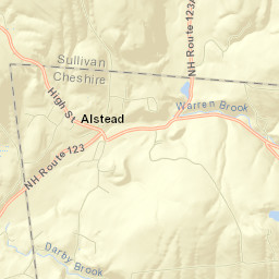 Alstead Street Map
