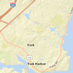York Harbor Street Map
