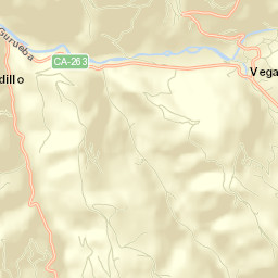 Vega de Pas Street Map