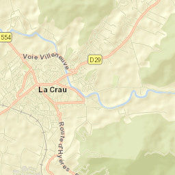 La Crau Street Map