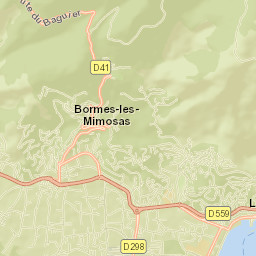 Bormes-les-Mimosas Street Map