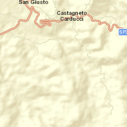 Castagneto Carducci Street Map
