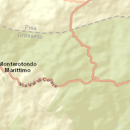 Monterotondo Marittimo Street Map
