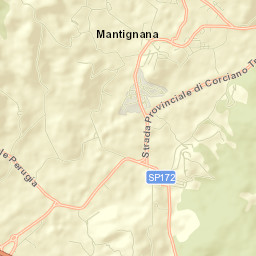 Mantignana Street Map