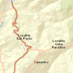 Camerino Street Map