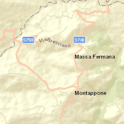 Montappone Street Map