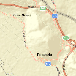 Pojezerje Street Map