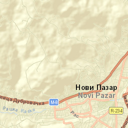 Novi Pazar Street Map