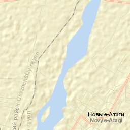 Novyye Atagi Street Map