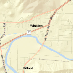 Winston Street Map