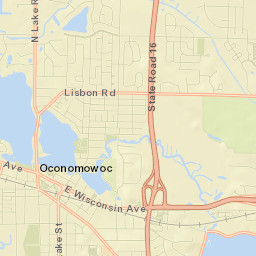 502 East Wisconsin Avenue, Oconomowoc Street Map