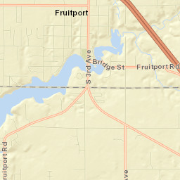 Fruitport Street Map
