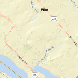 South Eliot Street Map