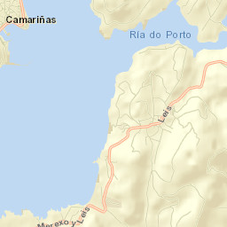 Camariñas Street Map