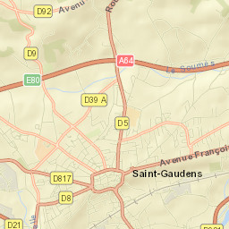 Saint-Gaudens Street Map