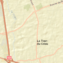 La Tour-du-Crieu Street Map