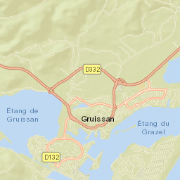 Gruissan Street Map