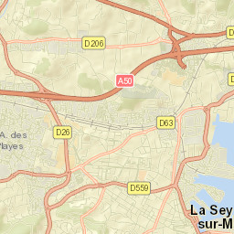 La Seyne-sur-Mer Street Map