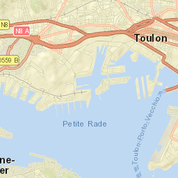 Toulon Street Map