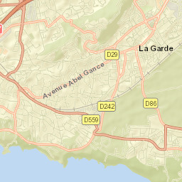 La Garde Street Map