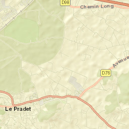 Le Pradet Street Map