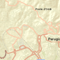 Perugia Street Map