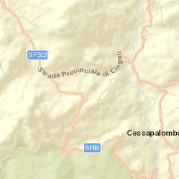 Cessapalombo Street Map