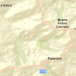 Monte Vidon Corrado Street Map