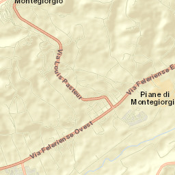 Piane di Montegiorgio Street Map