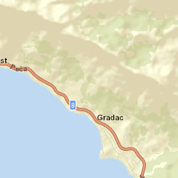 Gradac Street Map