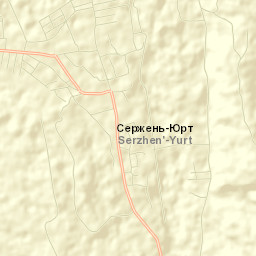 Serzhen’-Yurt Street Map