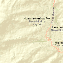 Novolakskoye Street Map