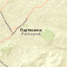Partizansk Street Map