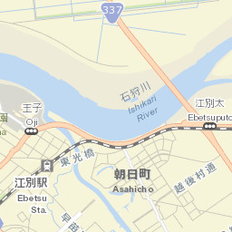 Ebetsu Street Map