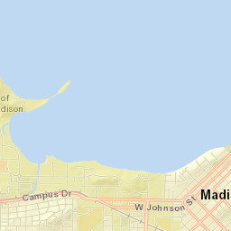 Madison, Wisconsin Street Map