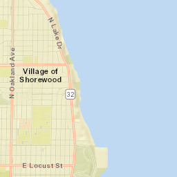 Shorewood Street Map